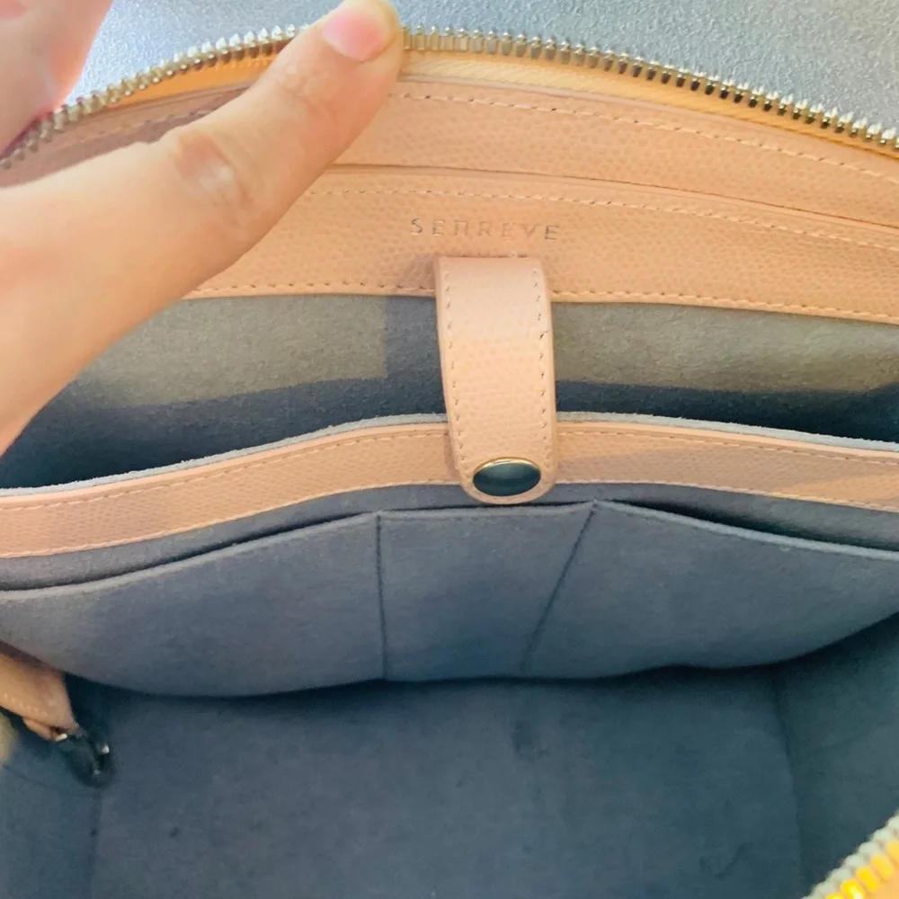 SENREVE MINI MAESTRA IN BLUSH PEBBLED LEATHER - Picture 5 of 10